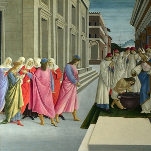 Четыре сцены из жизни св.Зиновия. Крещение св.Зиновия (1500-1505)