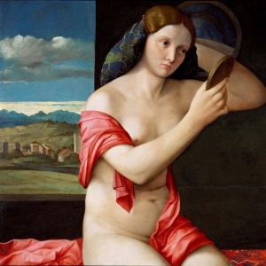 Джованни Беллини - Дама с зеркалом