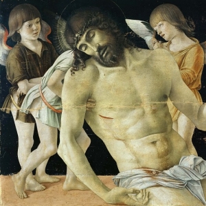 Джованни Беллини - Мертвый Христос с ангелами