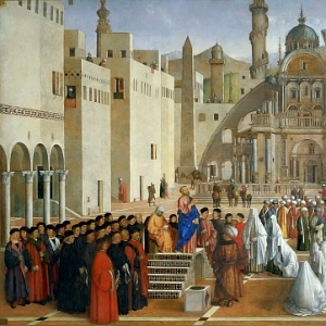 Джованни Беллини - Проповедь святого Марка в Александрии