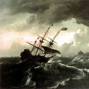 Людольф Бакхёйзен - Корабли, стремящиеся в шторм к земле