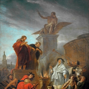 Николас Берхем - Апостолы Павел и Варнава в Листре