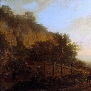 Ян Бот - Пейзаж с путником на осле