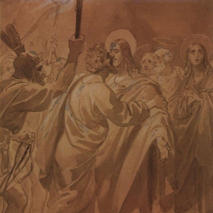 Лобзание Иуды. 1843-1847