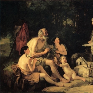 Эрминия у пастухов. 1824