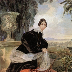 Портрет кн. Е.П.Салтыковой. 1833-1835