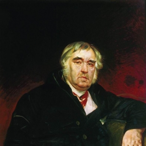 Портрет баснописца И.А.Крылова. 1839