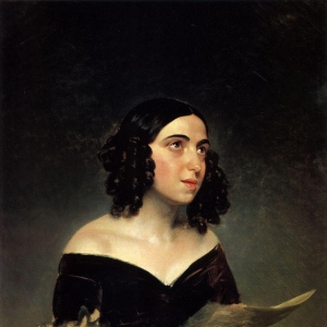 Портрет певицы А.Я.Петровой. 1841
