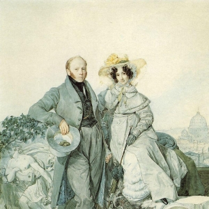 Портрет Г.Н. и В.А.Олениных. 1827