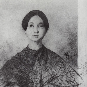 Портрет Ю.П.Соколовой, сестры художника. 1836