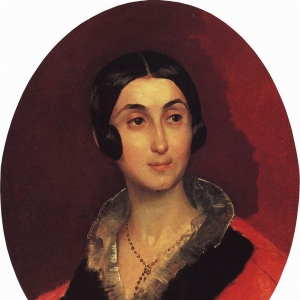 Портрет Е.И.Тон, жены художника К.А.Тона. 1837-1840