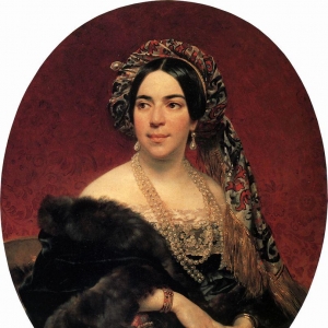 Портрет кн. З.А.Волконской. Не позднее 1842