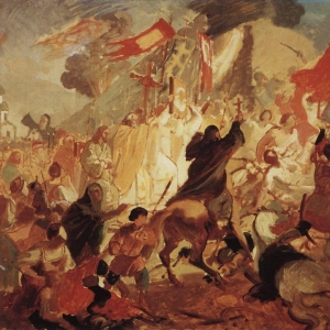 Осада Пскова польским королем Стефаном Баторием в 1581 году. 1836 -1837