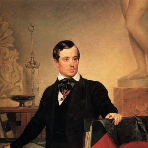 Портрет архитектора и художника А.П.Брюллова. Не позднее 1841