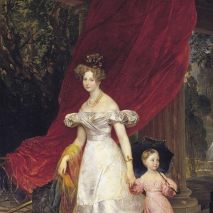 Портрет вел. кн. Елены Павловны с дочерью Марией. 1830