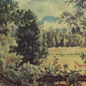 Лесной пейзаж. 1930-е