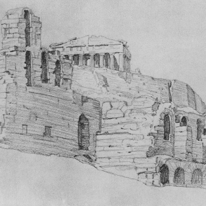 Развалины древнего храма. 1909