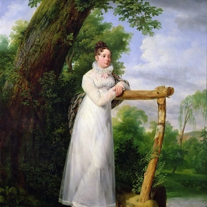 Эмиль-Жан-Орас Верне - Портрет мадам Филипп Ленуар (1792-1874)