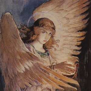 Ангел с лампой