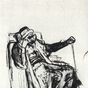 Черновой набросок к образу Ивана Грозного