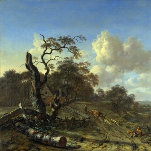 Ян Вейнантс - Пейзаж с мертвым деревом