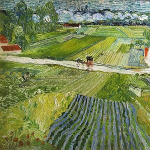 102. Ван Гог - Пейзаж в Овере после дождя