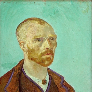 10. Ван Гог - Автопортрет, посвященный Полю Гогену