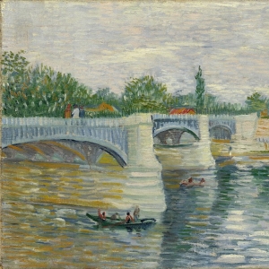134. Ван Гог - Сена с мостом Гранд-Жатт