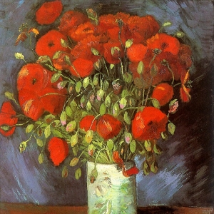 18. Ван Гог - Ваза с красными маками