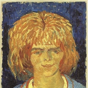 37. Ван Гог - Девочка с растрепанными волосами (Беспризорница)