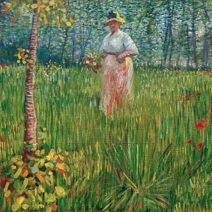 50. Ван Гог - Женщина в саду