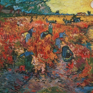 64. Ван Гог - Красные виноградники в Арле