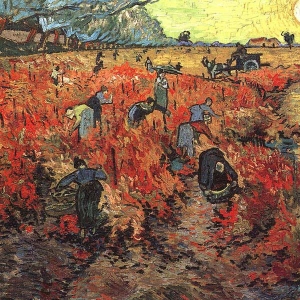 66. Ван Гог - Красный виноградник 
