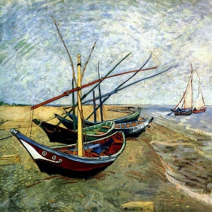 69. Ван Гог - Лодки в Сен - Мари