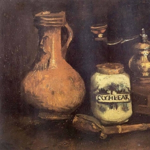 81. Ван Гог - Натюрморт с кофемолкой, трубкой и кувшином