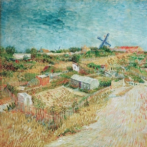 90. Ван Гог - Огороды на Монмартре