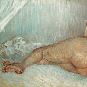 94. Ван Гог - Отдыхающая обнаженная, вид со спины