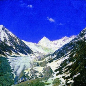 Ледник по дороге из Кашмира в Ладакх