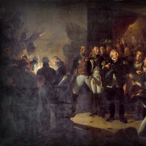 Антуан-Жан Гро - Побег Людовика XVIII из Тюильри 20 марта 1815 года