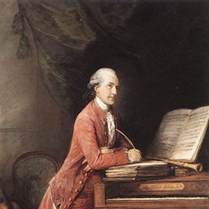 Портрет Иоганна Кристиана Фишера (1733-1800), немецкго композитора