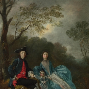 Портрет художника с женой и дочерью