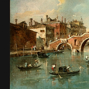 Франческо Гварди - Вид на канал Каннаджеро, Венеция, ок.1775-80