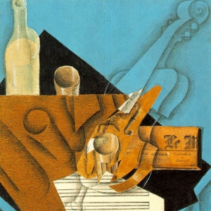 Хуан Грис - Стол музыканта, 1914
