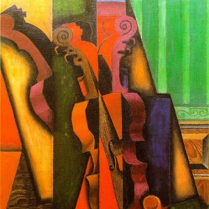 Хуан Грис - Скрипка и гитара, 1913