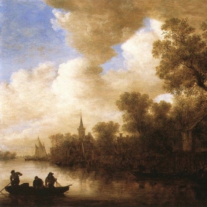 Ян ван Гойен - На реке