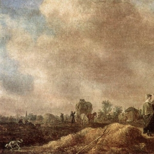 Ян ван Гойен - Заготовка сена