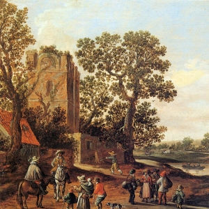Ян ван Гойен - Руины башни