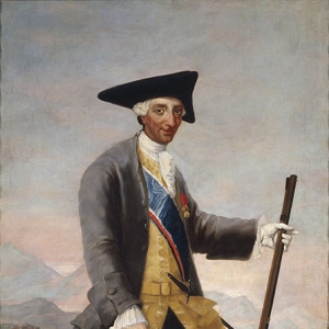 Портрет Карлоса III в охотничьем костюма