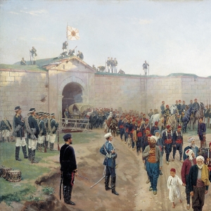 Сдача крепости Никополь 4 июля 1877 года