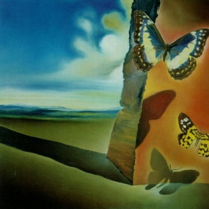 42. Сальвадор Дали – Пейзаж с бабочками 1956